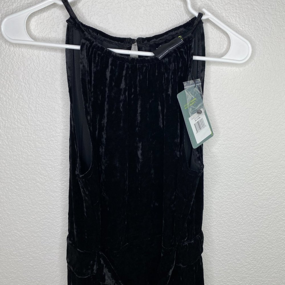 NWT Lysse Willa Crushed Black Velvet Dress - Picture 7 of 13